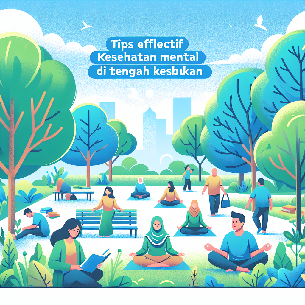 Tips Efektif Menjaga Kesehatan Mental di Tengah Kesibukan