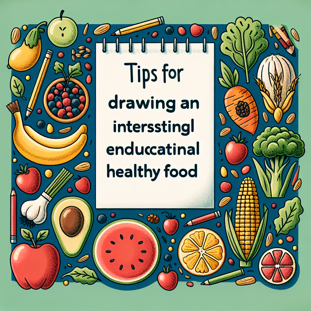 Tips Menggambar Poster Makanan Sehat yang Menarik dan Edukatif